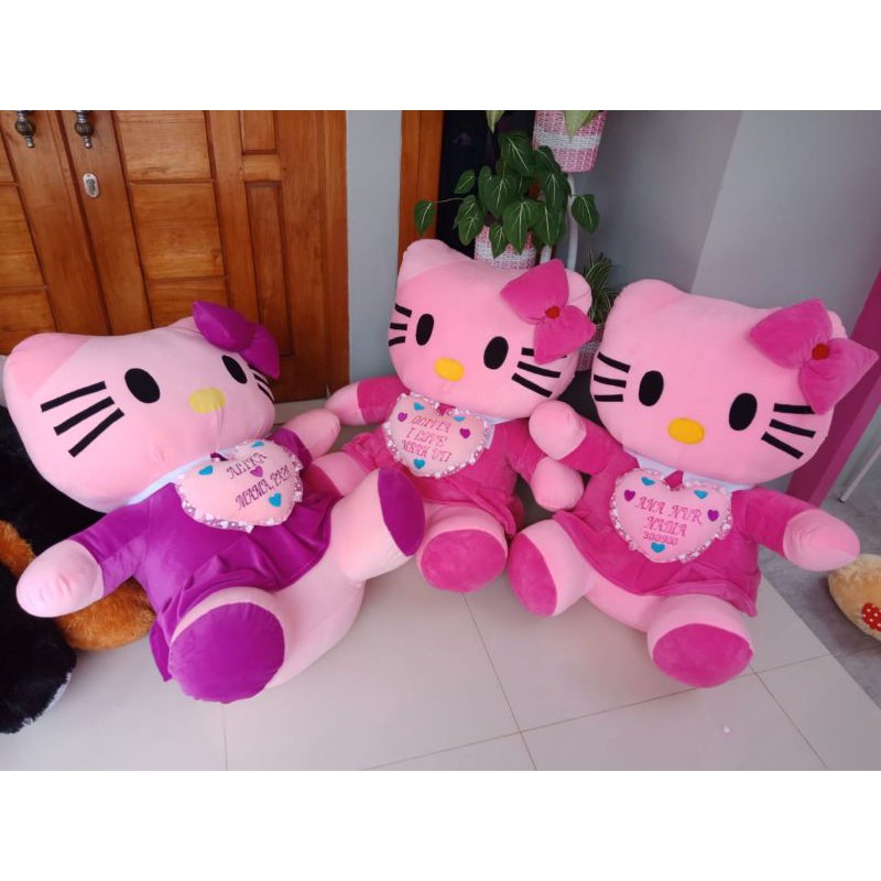 Boneka hellokity GIANT, boneka hello Kitty jumbo Giant duduk, boneka hello Kitty super