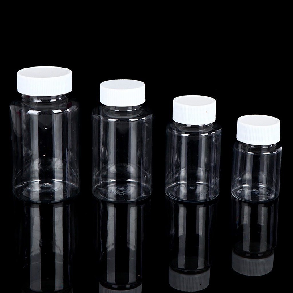 # Alat Rumah Tangga # Botol Kosong Bahan Plastik Ukuran 15 / 20 / 30 / 100ml Untuk Pil