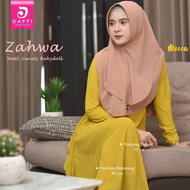 Zahwa Hijab Daffi style