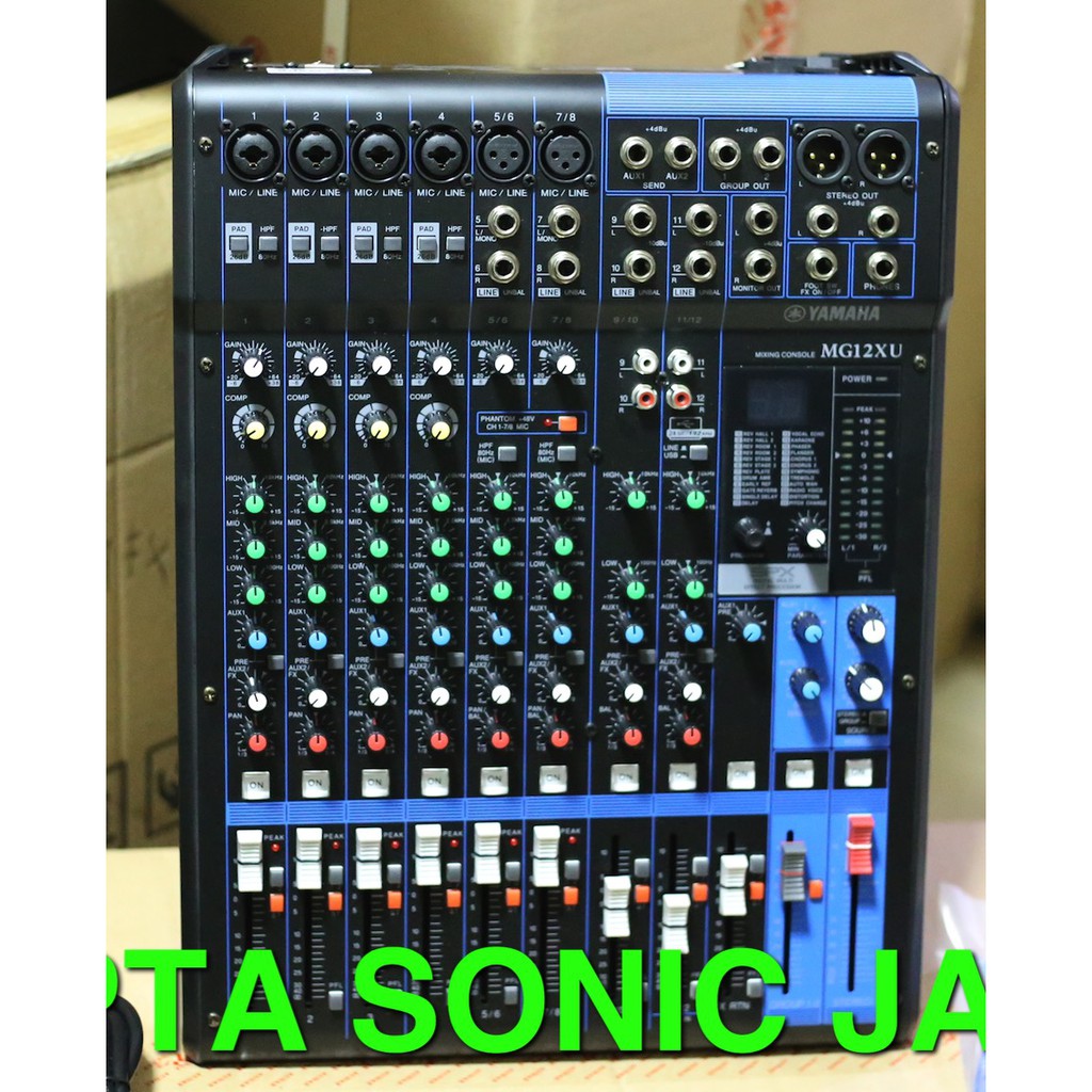 mixer yamaha MG 12 XU MG12XU original Indonesia