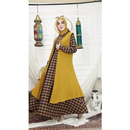 GAMIS FLANEL SET OUTER TERBARU // GAMIS MUSLIMAH // GAMIS FASHION // GAMIS BOUTIQ // DRESS CANTIK