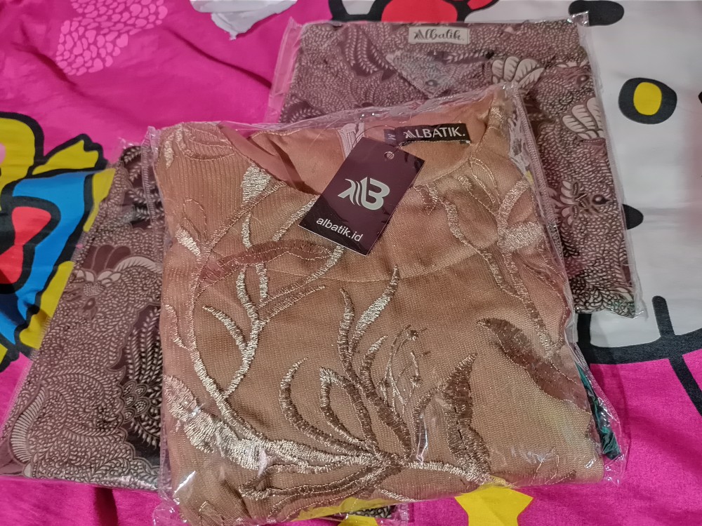 Set Batik Couple Kiara Brown