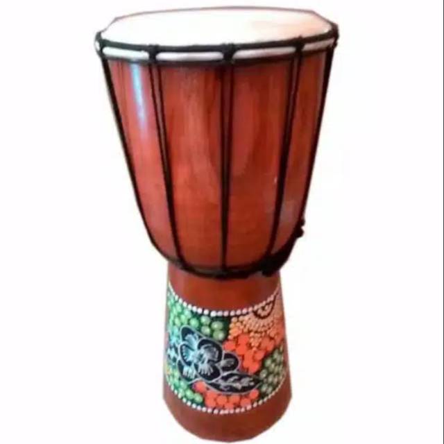  ALAT  MUSIK  TRADISIONAL JIMBE  50 x 22 cm BAHAN KULIT 