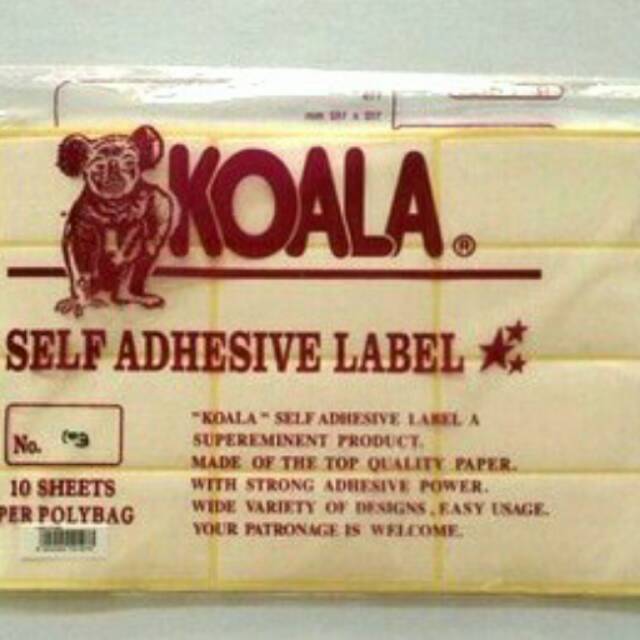 

Label Koala 103 - 33 x 63 mm