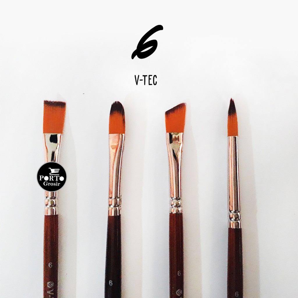 

V-Tec Artist Brush 6 / Vtec Kuas Lukis Gambar No.6