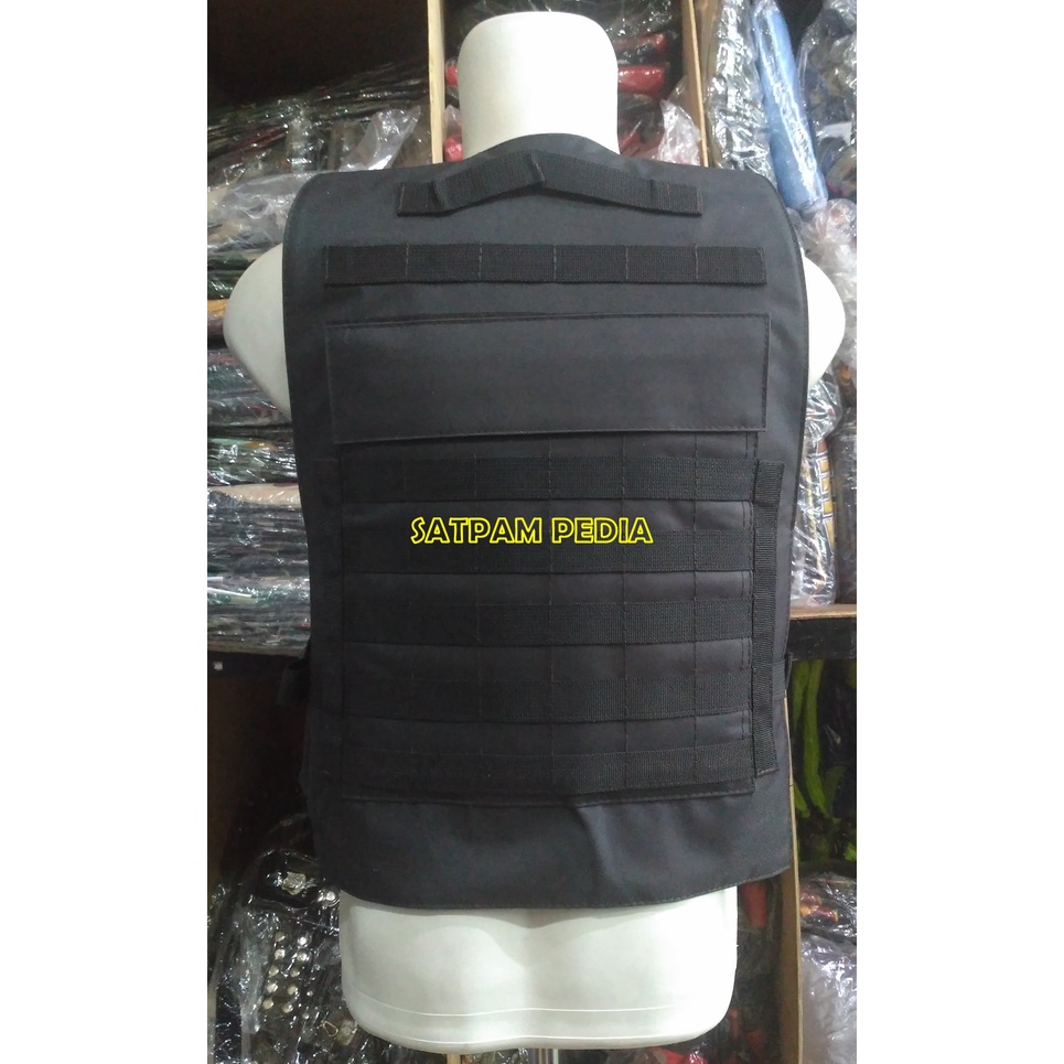 Rompi Vest Paintball Hitam - Rompi Motor Hitam