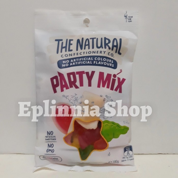 

The Natural Jelly Party Mix 180 gr - Permen Lunak