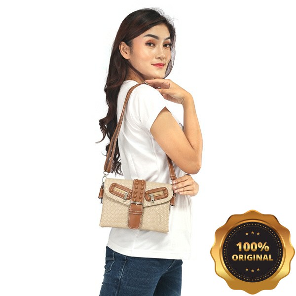 Tas slempan selempang simple dompet kosmetik wanita Abg anak casual kekinian termurah murah bagus