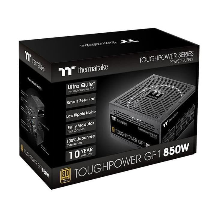 Power Supply ThermalTake ToughPower GF1 850W Gold Modular - PSU Thermaltake 850Watt