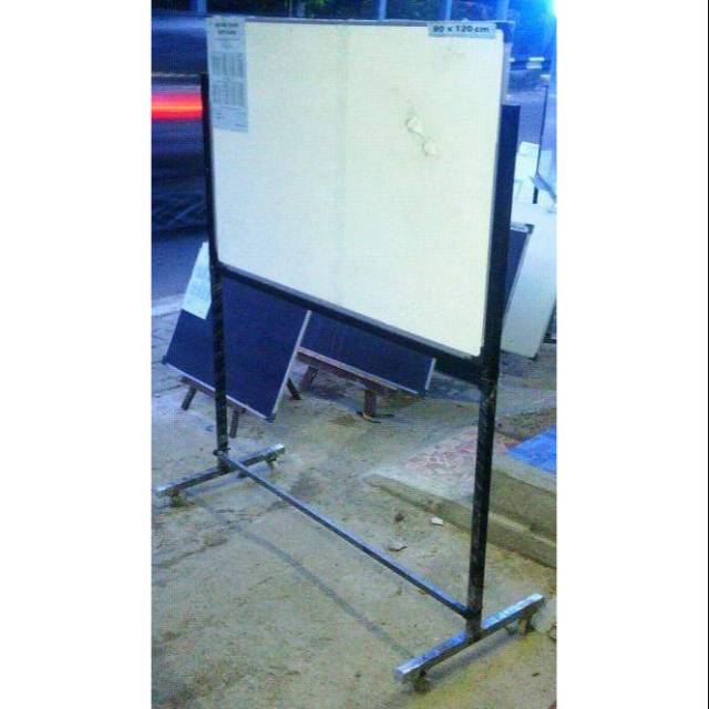 

Papan tulis white board stand uk 80x120