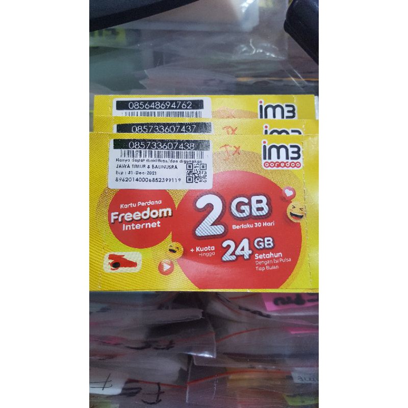 perdana indosat im3 2gb masa aktif bisa ditanyakan 3gb 8Gb
