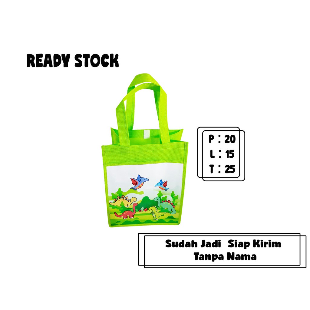 Tas Ultah Dinosaurus Ready Stok Kantong