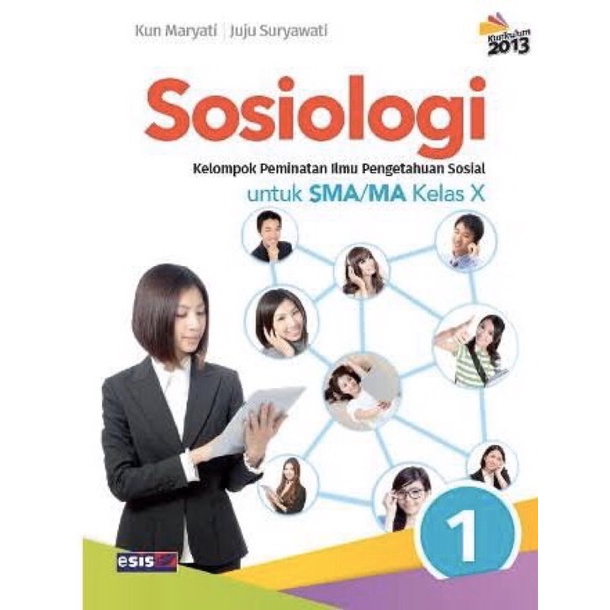 BUKU SOSIOLOGI ERLANGGA KELAS 10 X (ISI MULUS) KUN MARYATI