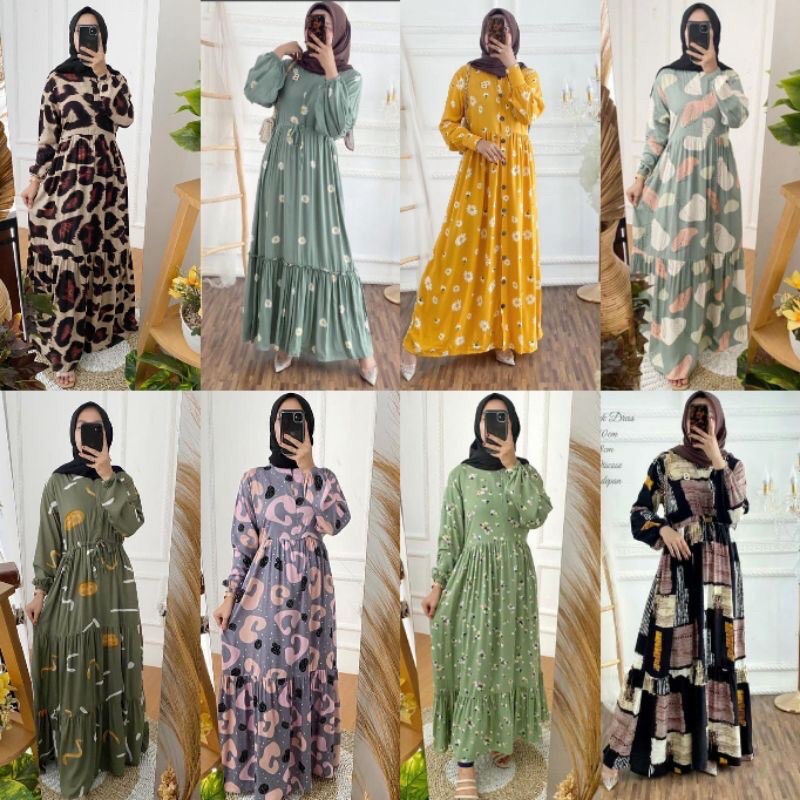 PGMT - TERMURAH BERBAGAI MOTIF HOMEDRESS KIRAI GISTA GAMIS IRISH AVORA MADIA KIVVA DEYYA WOODY RAYON DRESS