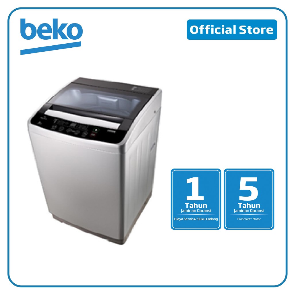 Mesin cuci Beko 1 tabung BTLA 7008 W 7 kg top loading