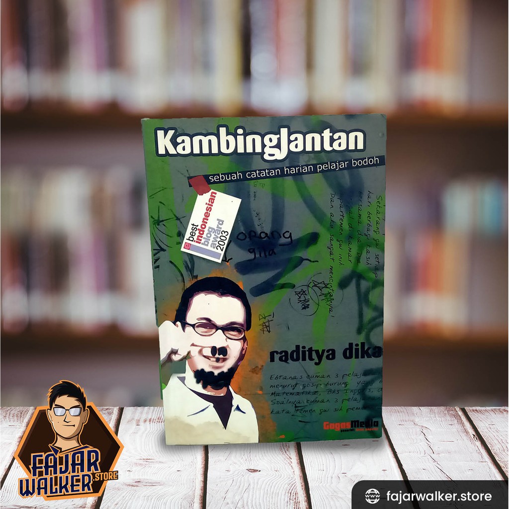 Jual Novel Kambing Jantan by Raditya Dika. Cetakan Pertama Preloved ...