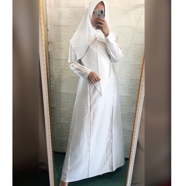 Set syar'i by JRH (putih)