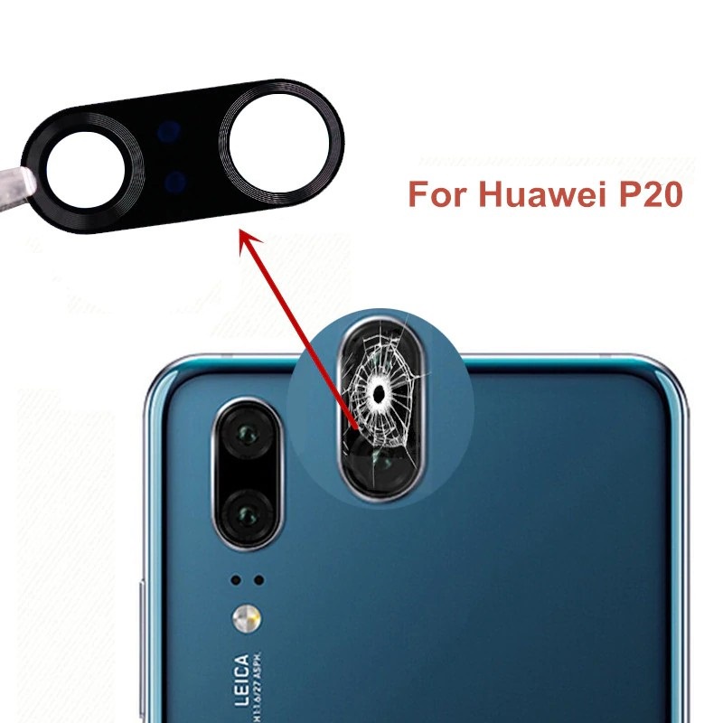 Camera Lens Lensa kamera kaca kamera belakang Huawei P20