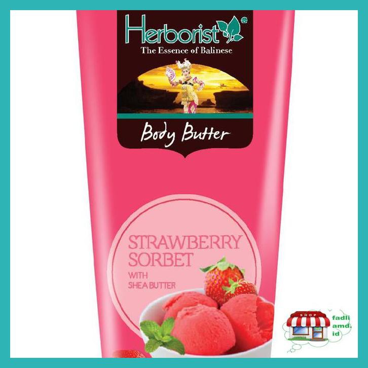 

R6Ey78T6- Herborist Body Butter Strawberry Sorbet 80Gr E5Et46It-
