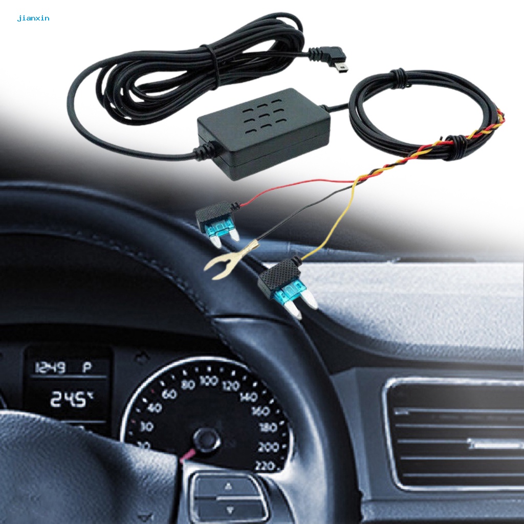 [Jianxin] Kabel Hardwire Kamera Dashboard Mobil Universal 12V / 24V Transmisi Stabil