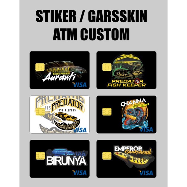STIKER ATM / skin card custom