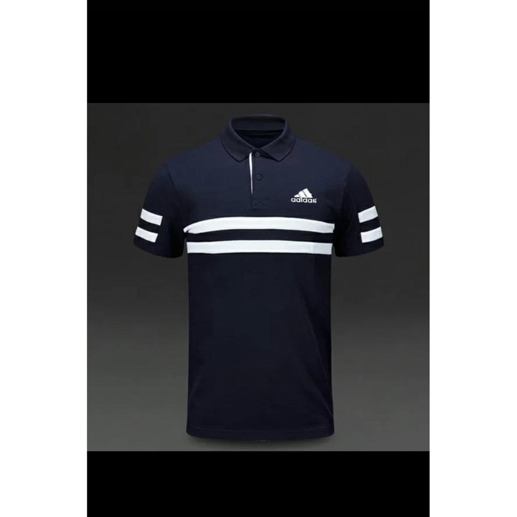 Polo Shirt Biru Dongker Baju Kaos Kerah T Shirt Berkerah Polo Shirt Biru Dongker Baju Kaos Kerah T Shirt Berkerah