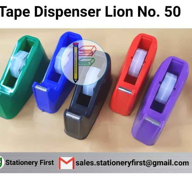 

✼ Tape Dispenser Tempat Pemotong Isolasi Besar Kecil Lion No. 50 ➾
