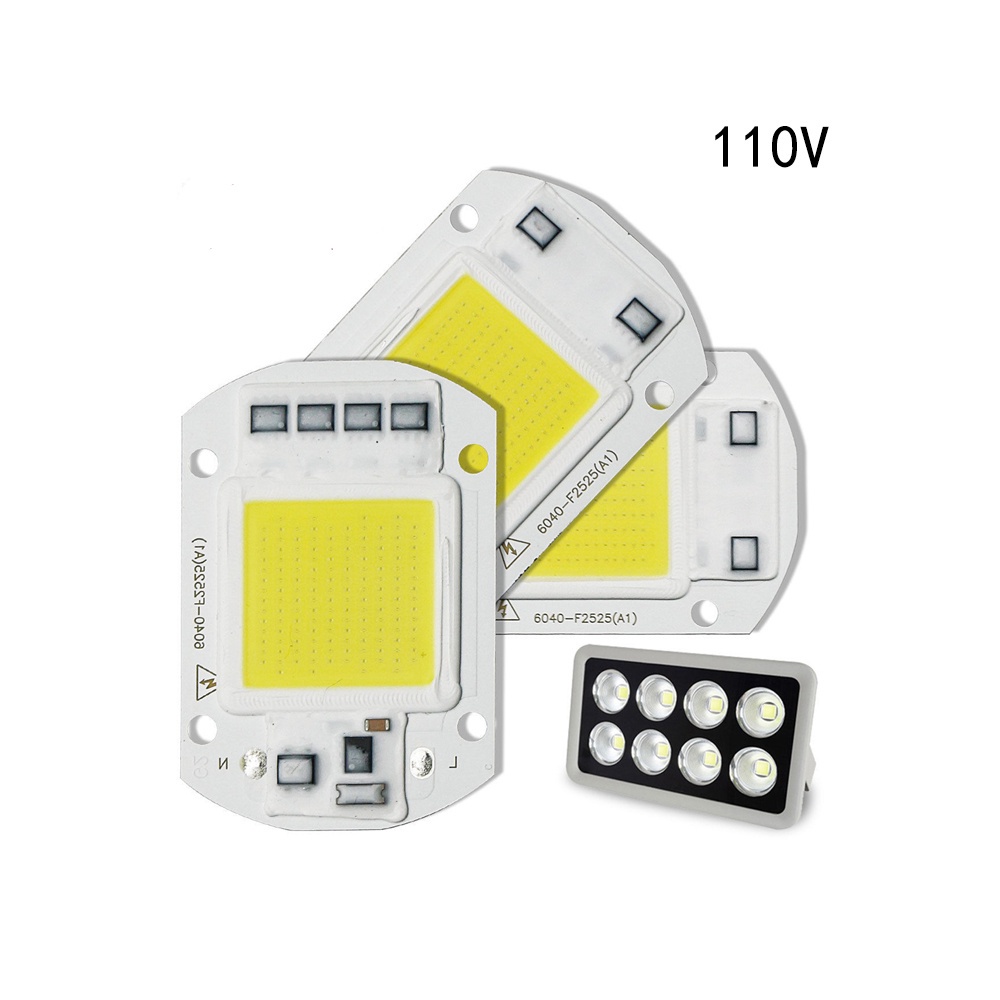 Chip Lampu Sorot Led Cob 110 / 220v 20 / 30 / 50w Untuk Outdoor