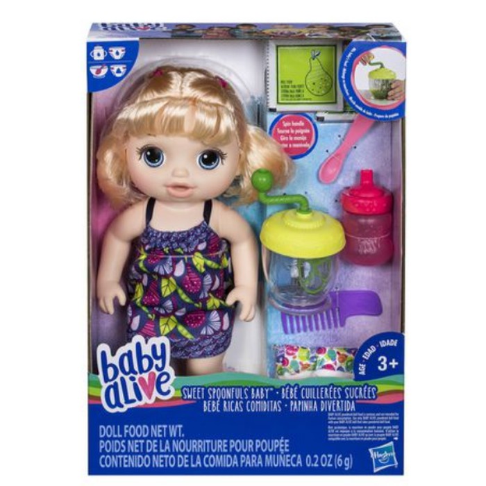 Boneka baby Alive Sweet Spoonfuls Baby /Baby alive bisa makan&minum Diskon