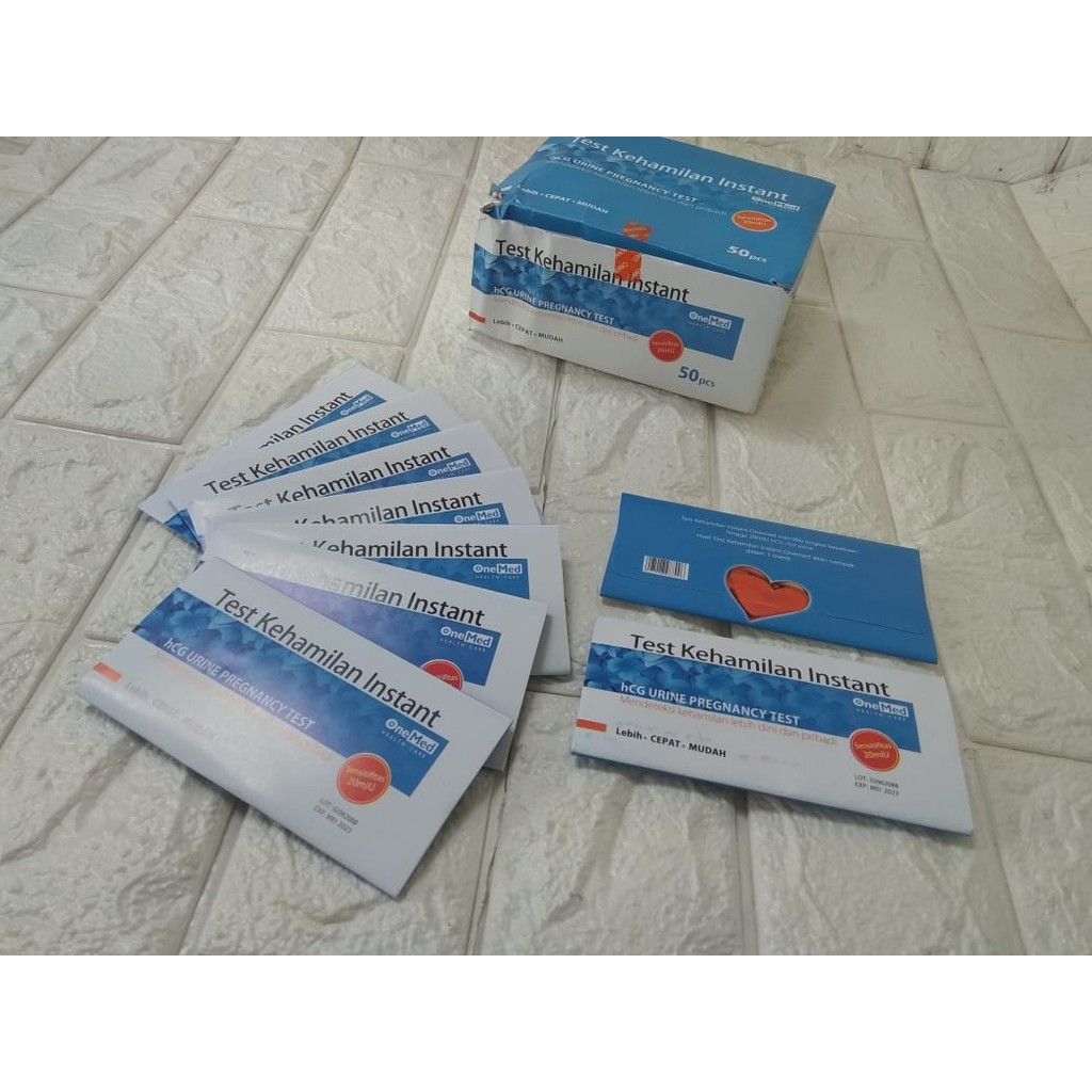 ONEMED TEST Pack Kehamilan INSTANT- Testpack tespek one med HCG urine pregnancy akurat mudah