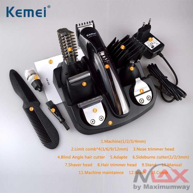 [100% ORI] Kemei KM-600 Alat Cukur Rambut PROFESSIONAL Elektrik Hair Clipper 6 in1 Alat Cukur Elektrik 6 in 1 Hair Trimmer Shaver - KM-600 Hair trimmer Suit Profesional hair clipper electric hair clipper shaver beard trimmer man shaving machine cut nose