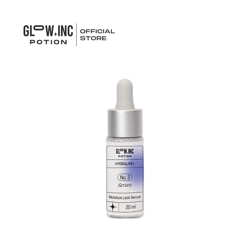 GLOWINC POTION HYDRALIVE+ cleanser / toner essence / serum / moisturizer