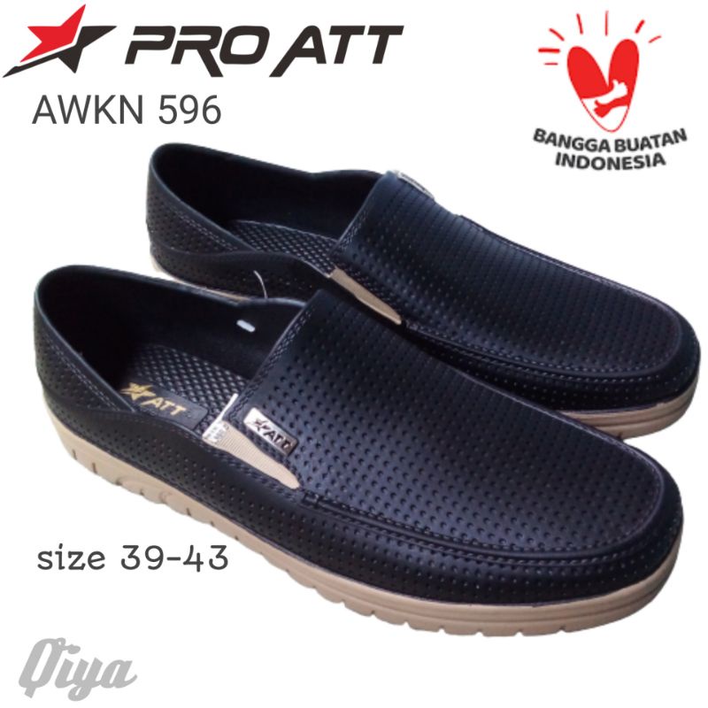 Sepatu Karet Pria ATT AWKN 596/Sepatu Karet Slip On/Sepatu Karet Pria formal ATT