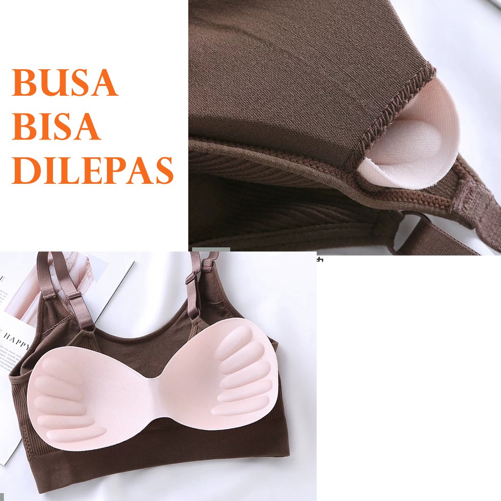 SCALEN SECRET | Bralette Bra Sport Rajut Dewasa 1182 / B6168