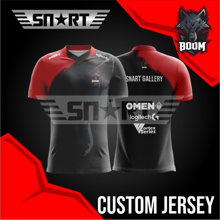 Jersey Esport BOOM ID 2020 Custom Nama & Logo
