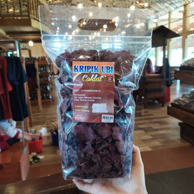 

Keripik ubi coklat