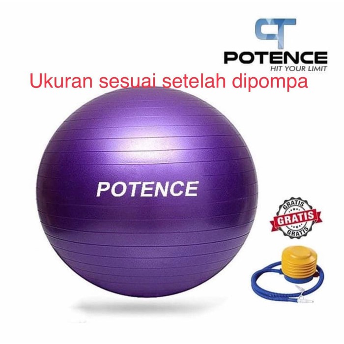 POTENCE GYMBALL ANTI BURST 55 cm / Gym ball / Bola Yoga / Gymball 55cm