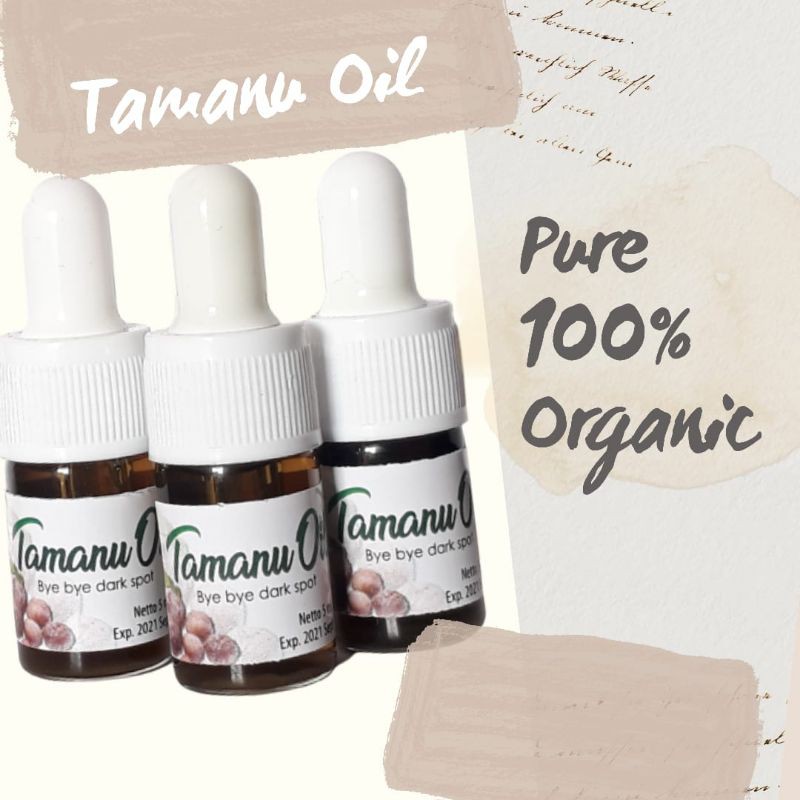 Tamanu Oil/Minyak Tamanu BERSERTIFIKAT