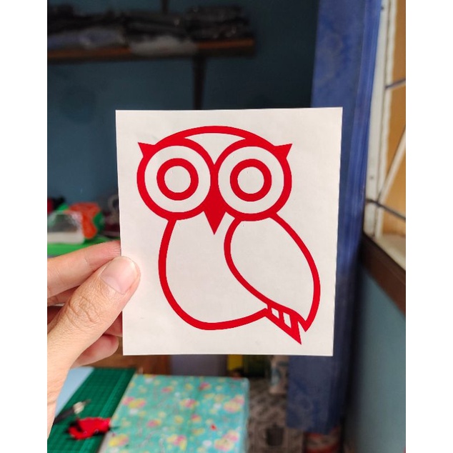 

Stiker burung hantu 28 custom cutting stiker murah