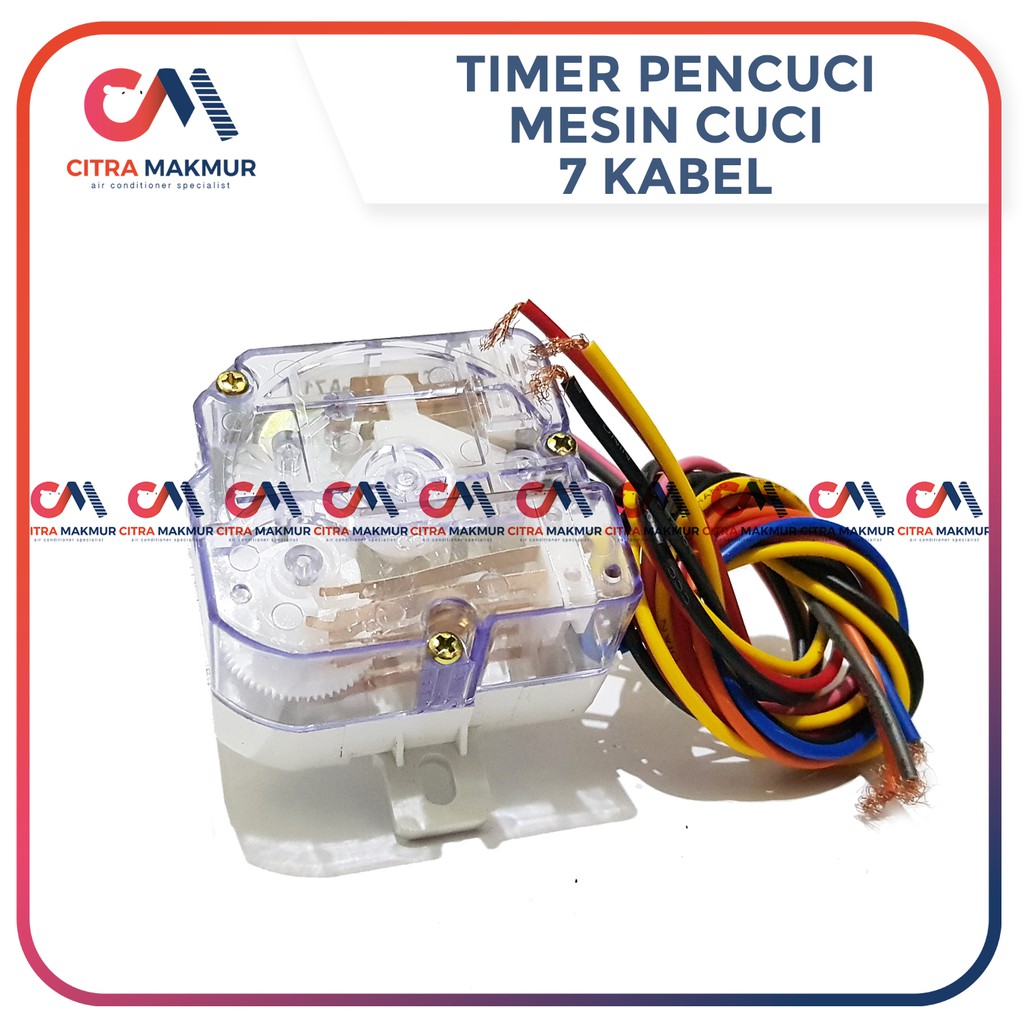 Timer Pencuci 7 Kabel  4 &amp; 3 Wash Mesin Cuci Semua merk Aqua Denpo