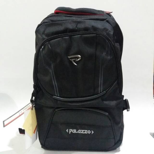 Tas backpack palazzo 35207 ransel sekolah tas hitam murah