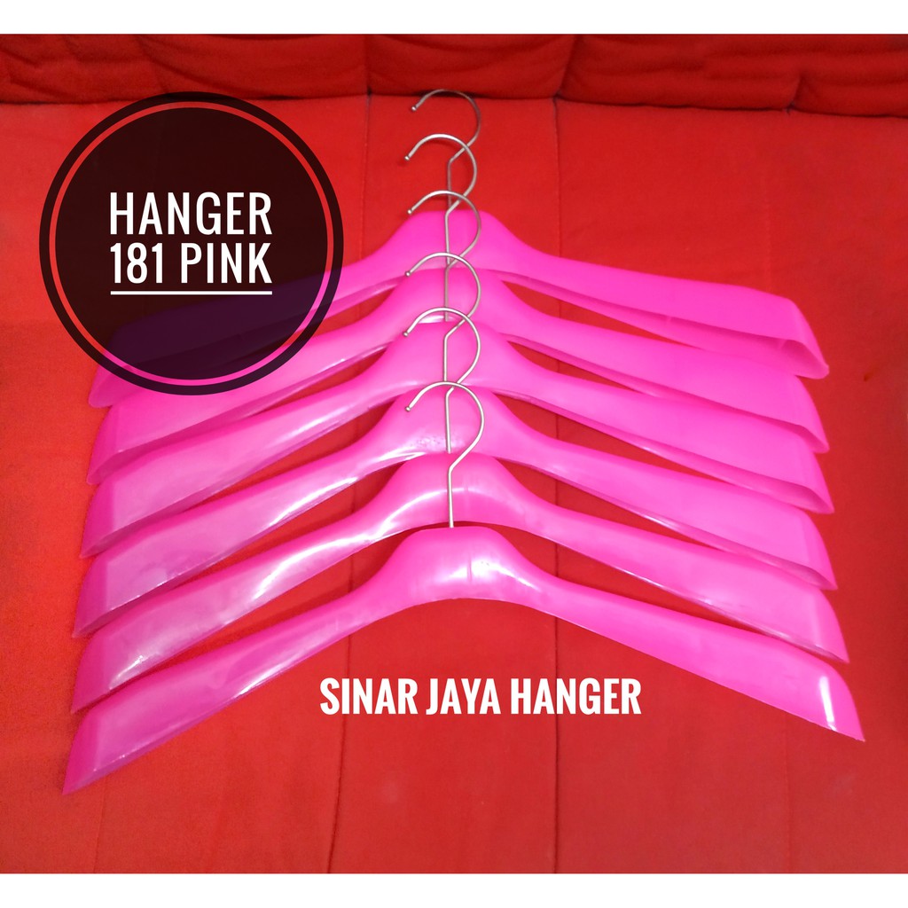 Hanger 181 Dewasa Warna Pink perpcs