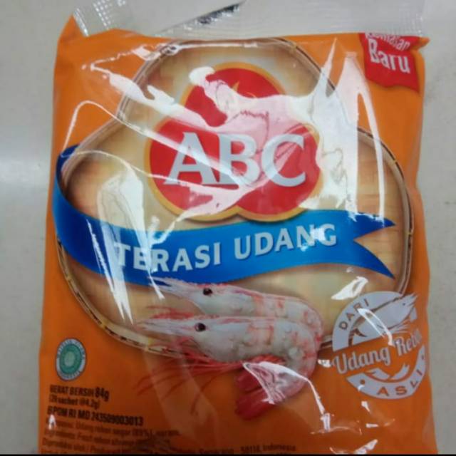 

TERASI UDANG ABC SACHET 4GR ISI 20