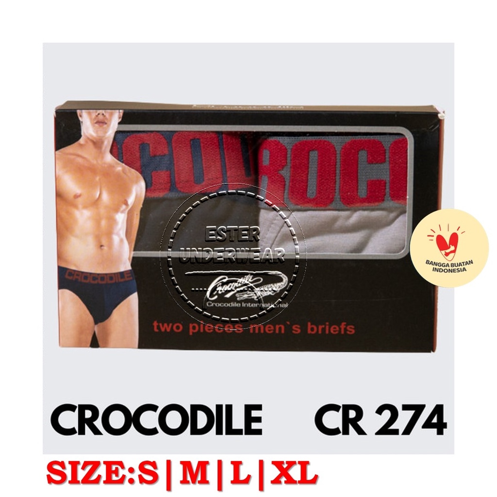 Celana Dalam Pria CROCODILE CR 274 ISI-2 PCS