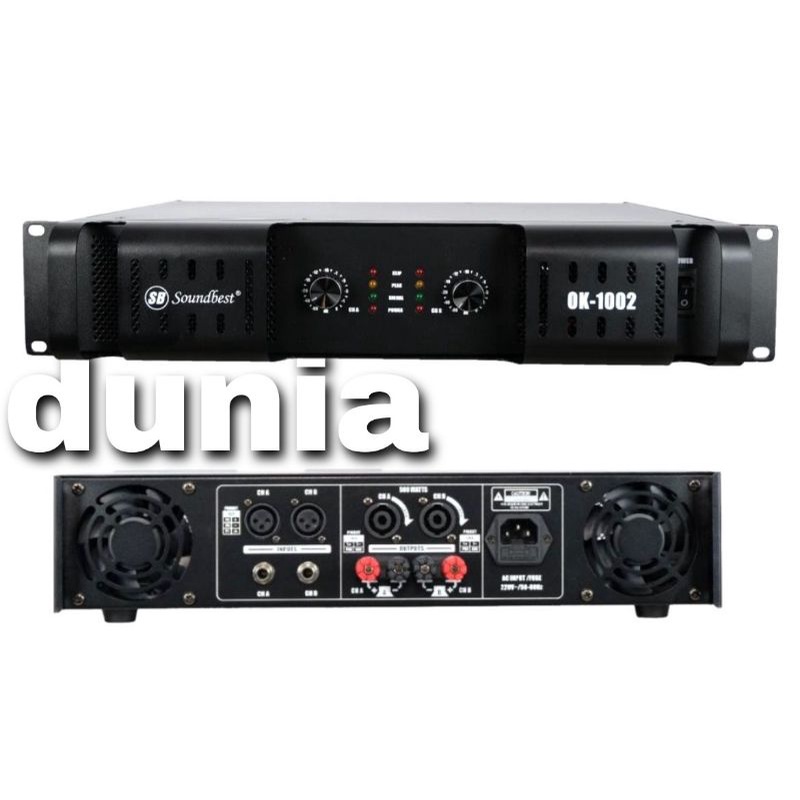 Power Amplifier Soundbest OK 1002 Original Amplifier Soundbest OK1002