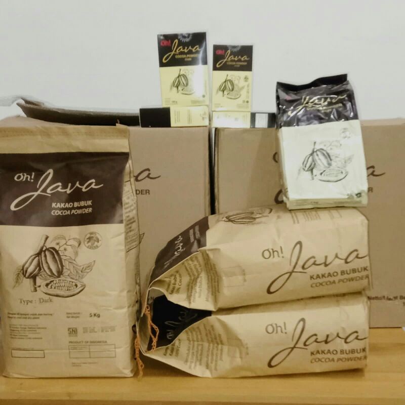 BAHAN KUE COCOA POWDER DARK MURNI OH JAVA 5KG / COKLAT BUBUK OH JAVA