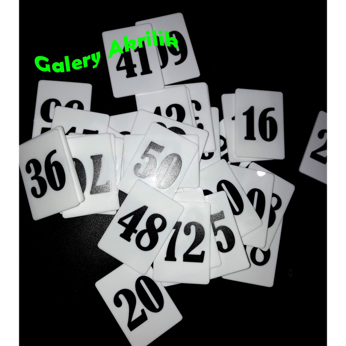 

AKRILIK NO ANTRIAN KARTU ANTRIAN SIGN BOARD Keren 5x7