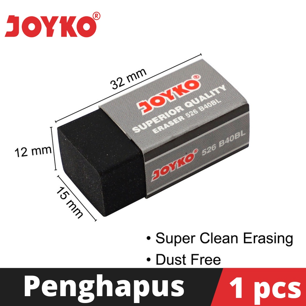 Penghapus Joyko Eraser Pensil Alat Tulis Sekolah 1 pcs