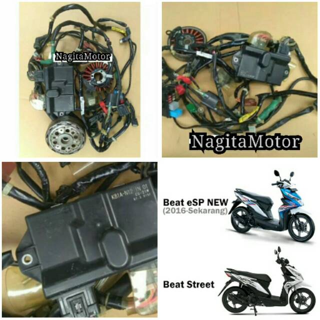 ACG Double set stater Sistem pengapian Honda New Beat Esp - Beat Street Eco K81 Original
