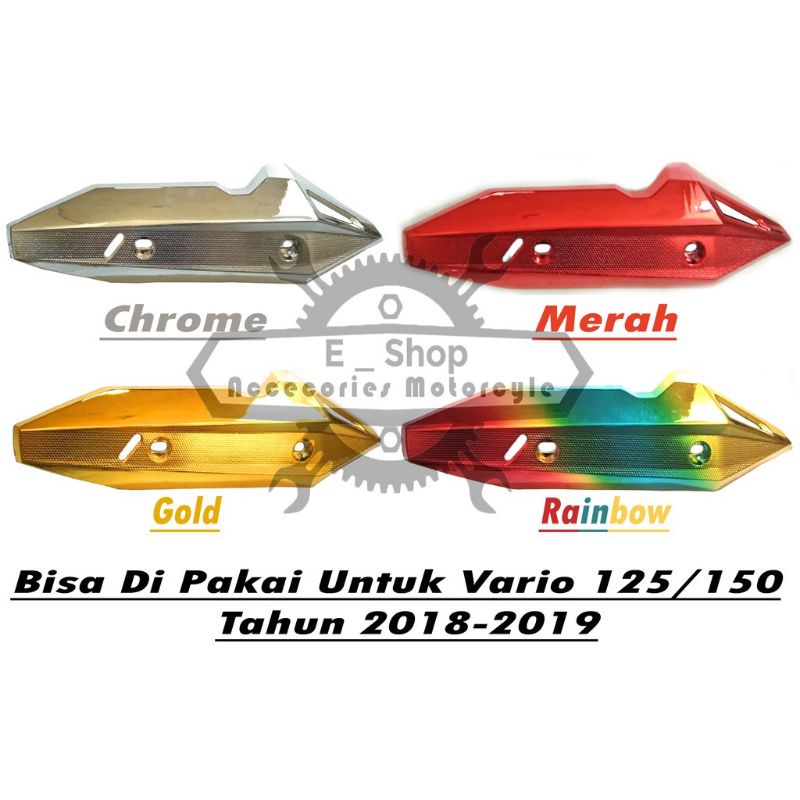 Cover Knalpot Honda Vario 125 - 150 Tahun 2018-2019 - Cover Muffler - PnP